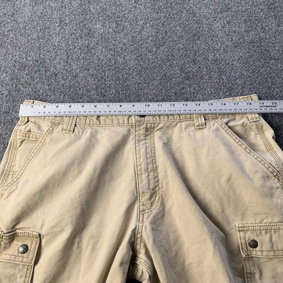 Carhartt Cargo Shorts Mens 38 Relaxed Fit Utility Brown 10” Inseam - Picture 12 of 14